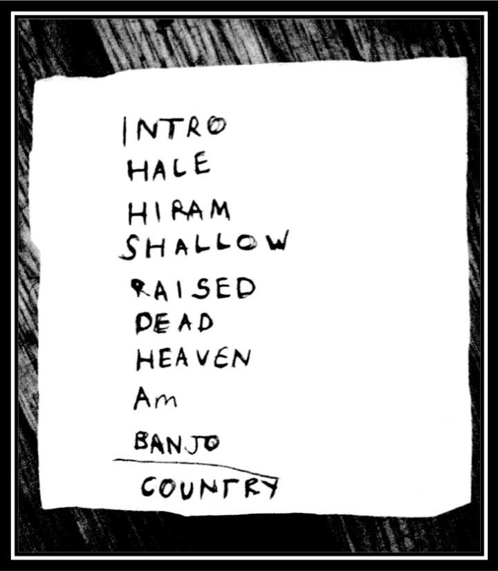 STERLING SETLIST